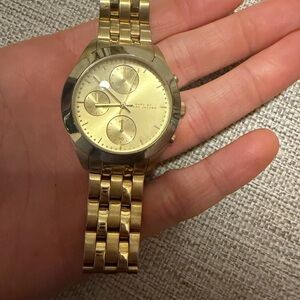 Marc By Marc Jacobs Gold Chronograph Watch